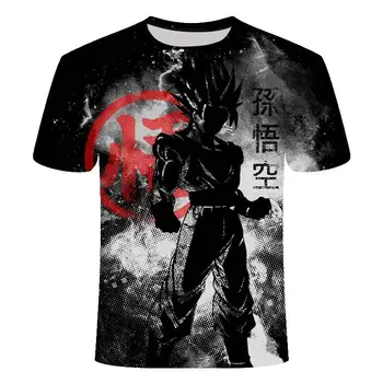 

Summer T-Shirt Male Printing Anime Hot Sale Dragon Ball Z Wukong 3d Printing Boy Girl Tops Fashion Comfortable Short-Sleeved
