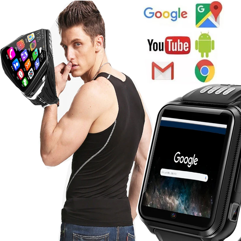 W5 2020 NFC водонепроницаемые 4G часы для смартфона загружаемые приложения MP4 Play умные