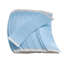 36 шт./пакет сильный Синтетические волосы на кружеве двойная лента для парик Наращивание волос Скотч для монтажа светодиодных лампочек SSwell