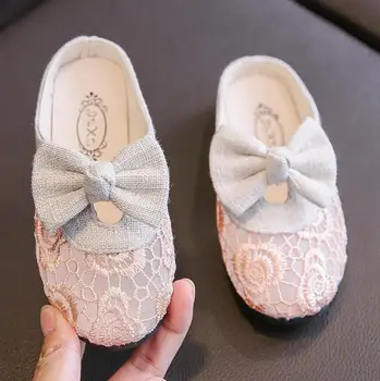 

Children's Bowknot Sandals Kids Slippers Children Infant Baby Girls Casual Shoes Chausson Enfant Solid Baby Sandals