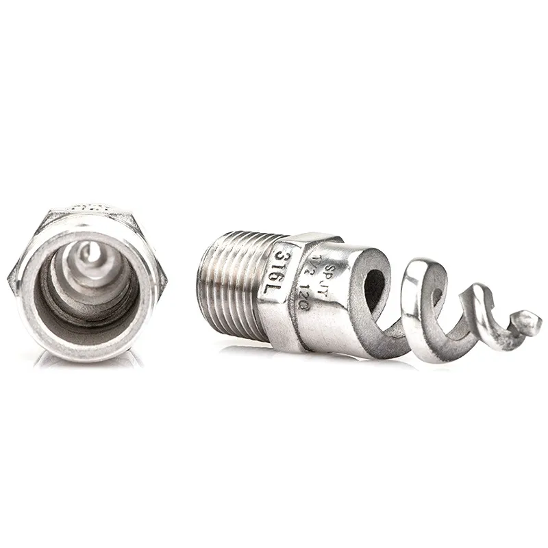 Spiral Jet Nozzle 1/4" 3/8"1/2" 3/4" 1"1 1/4"316 Stainless Steel Spiral