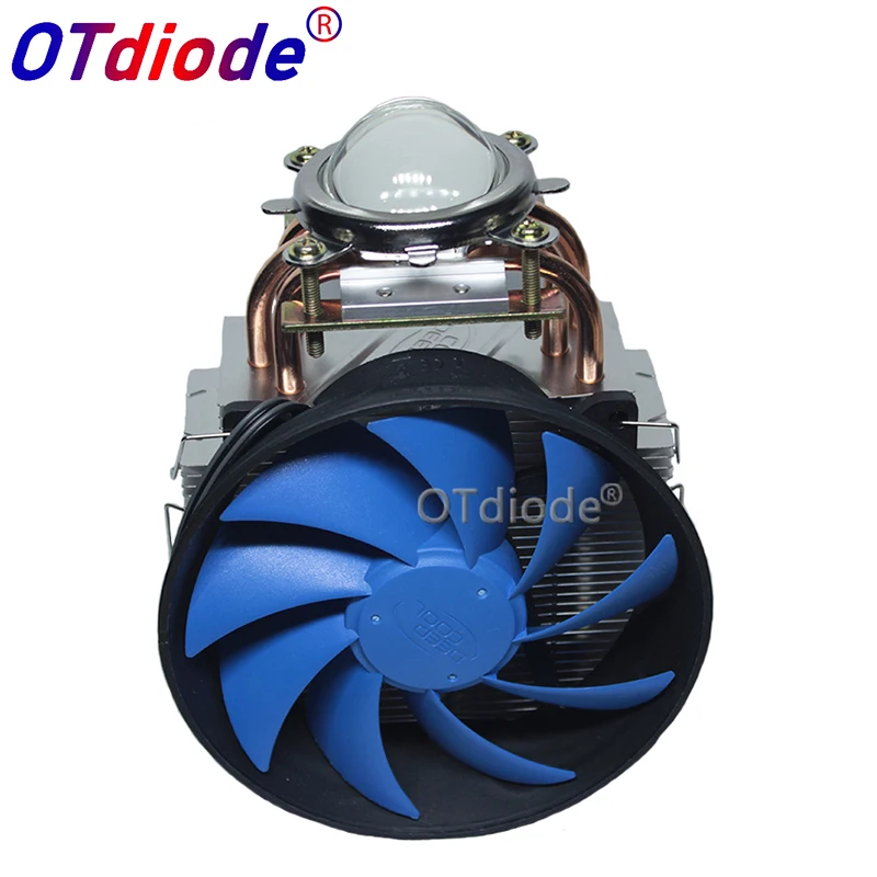 44MM Led Lens+ DC12V 50W- 100W Led Heatsink Cooling Fans For High Power Spot Lights Automobile Lights Projector Lamps