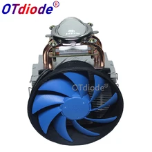 44MM Led Lens + DC12V 50W #8211 100W Led Heatsink Cooling Fans For High Power Spot Lights Automobile Lights Projector Lamps tanie tanio OTdiode 120*120*25MM