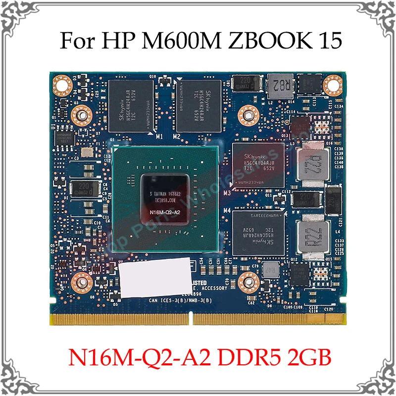 Original Laptop Video Card LS C388P For HP M600M ZBOOK 15 N16M Q2 A2