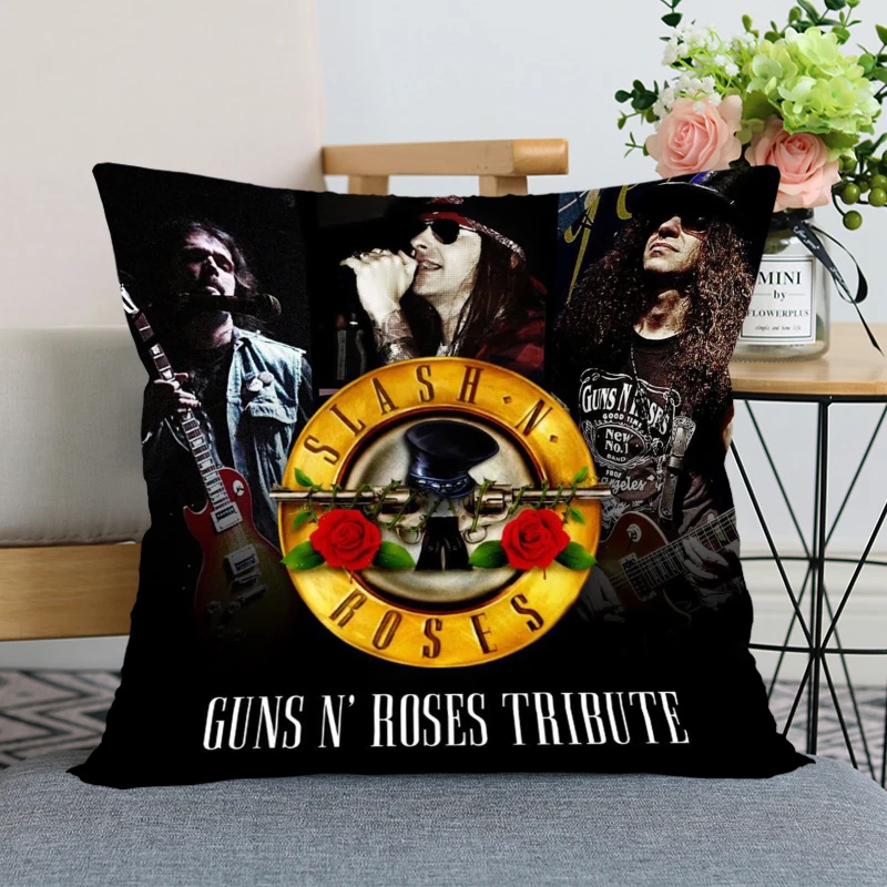 Чехол для подушки New Guns N Roses | Дом и сад