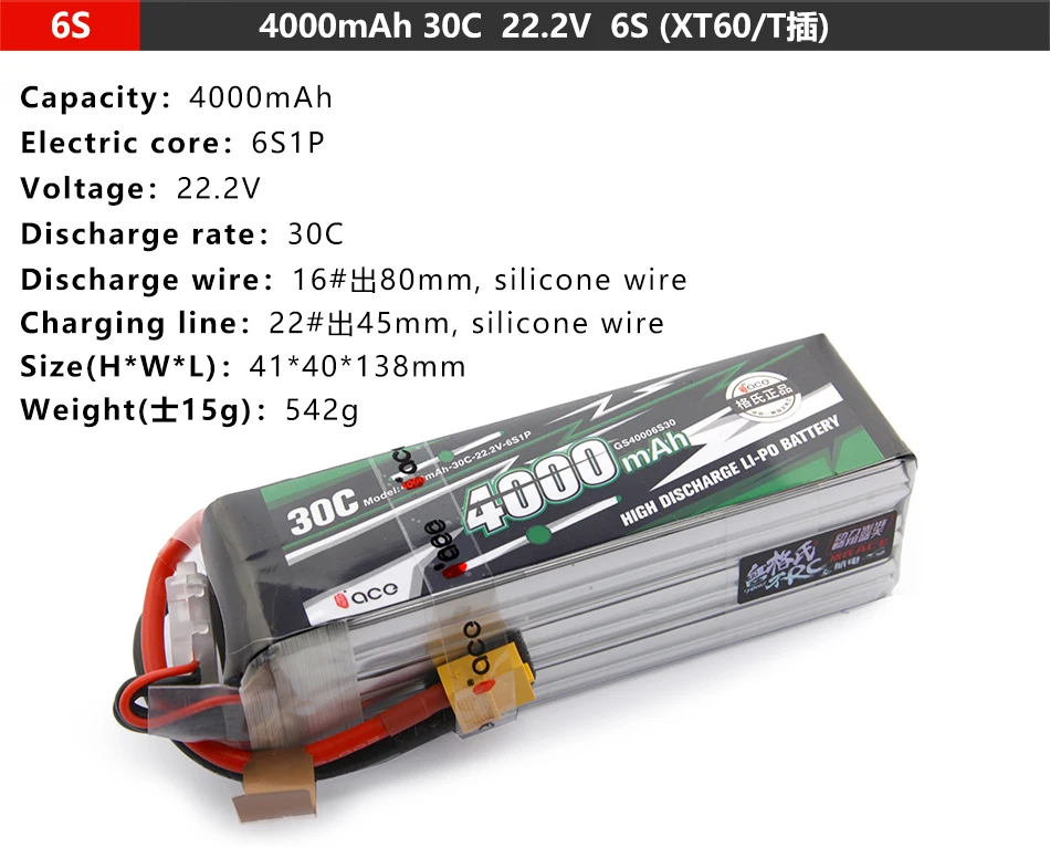 Gens ace Lipo Battery 6S 2600 3300 4000 5300mAh 22.2V Lipo Battery for Align Helicopter Airplane Car Boat RC Accessories 9 Gens ace Lipo Battery, EEEZEZ BATTERY 10340000530 212v-0s1