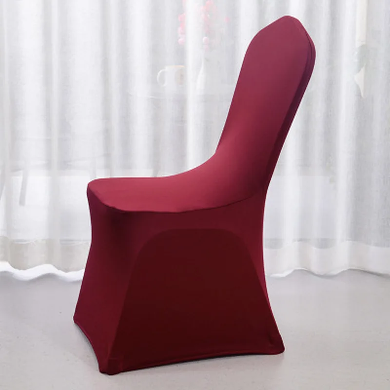 330g Thicken Modern Wedding Chair Cover Spandex Stretch Elastic Banquet Chair Covers Dining Seat Hotel Chair Covers Outdoor