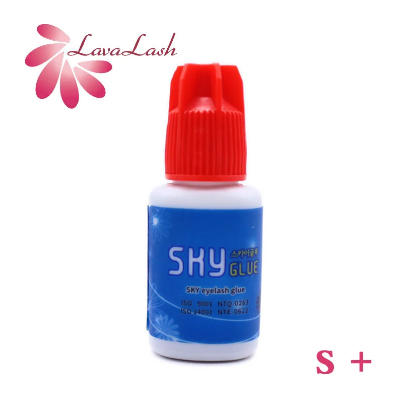 s + tipo Cola para Extensão dos Cílios Garrafa Tampa Vermelha Secagem Rápida Coreia Falsa Lash Cola 5ml Maquiagem Ferramentas Adesivo Atacado 1 Céu 1 High Quality Beleza e saúde