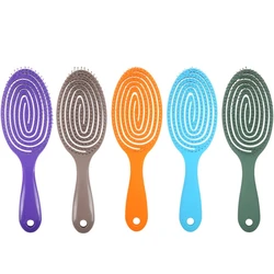Cepillos de pelo de paleta para masaje del cuero cabelludo, peine para cabello largo, corto, grueso, rizado, liso y ondulado, ahuecado, seco y húmedo