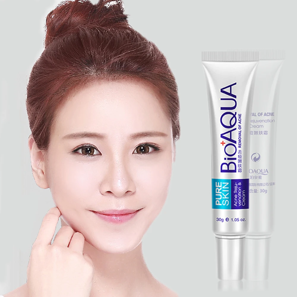 

Bioaqua Acne Cream Acne Rosacea Age Spots Freckles removal anti bacterial reduce pigmentation beauty and health products30g 70
