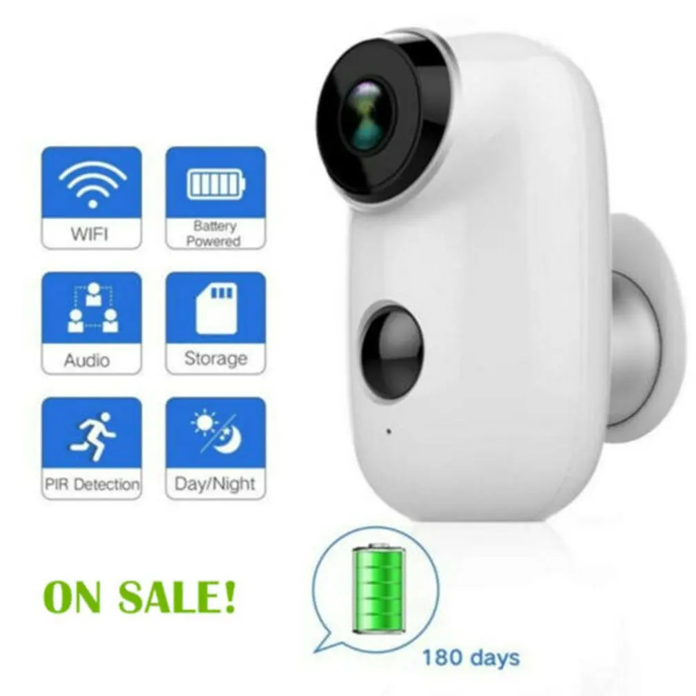 

1080P Full HD Wireless IP Camera Wifi IP CCTV Camera Wifi Mini Network Video Surveillance Auto Tracking Camera IR Night Vision
