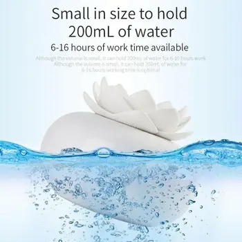 

Nano spray moisturizing aromatherapy machine USB portable 5V creative cold lotus spray machine air moisturizing humidifier D1A7