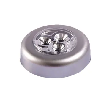 

Creative Round Touch Light 3LED Lights Car Lights Car Night Lights Paste Wardrobes Reading Lights Energy Saving