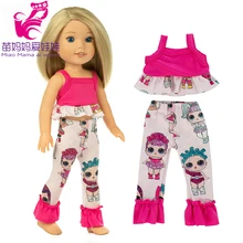 Рубашка Брюки для 14," Wellie Wishers кукольная одежда Camille Ashlyn Kendall Emerson 38 см 36 см Кукла Нэнси наряды