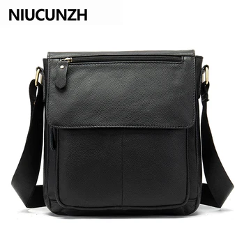 

NIUCUNZH Men's Genuine Leather Bag Crossbody Bags for Men Messenger Bag Men Leather Men's Shoulder Bags Male Man Handbags