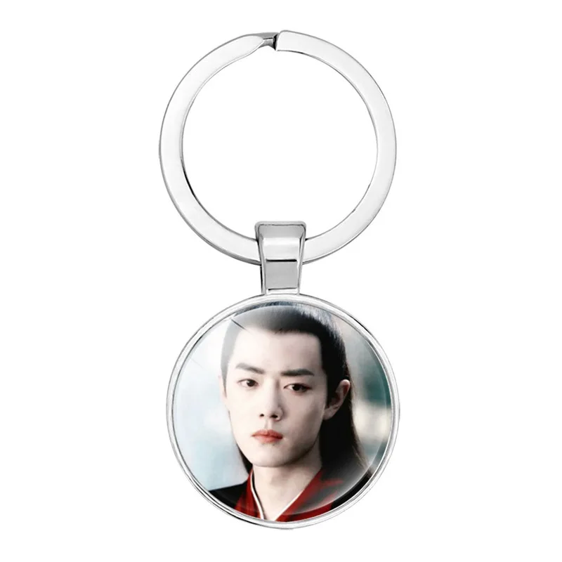 Wei WuXian Lan WangJi CHEN QING LING glass брелок с драгоценностью UNTAMED Xiao Zhan Wang Yibo брелок кулон вентиляторы коллекция подарки - Цвет: Wei Wuxian-2