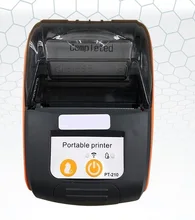 

2022 PT-210 Portable Bluetooth Thermal Printer Handheld 58mm Receipt Blue and Orange FREE POUCH