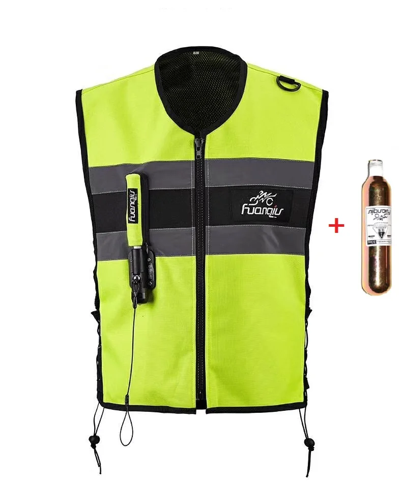 Gilet Airbag Con Cerniera Moto Rcycle Moto Racing Sistema Airbag Avanzato Professionale Moto Airbag Protettivo Cross Con Bombola Del Gas