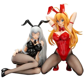 

Japanese Anime Figures B STYLE Ikkitousen Shiryuu Chou'un Hakufu Sonsaku Bunny Ver. 1/4 Sexy Girl PVC Action Figure Model Toy