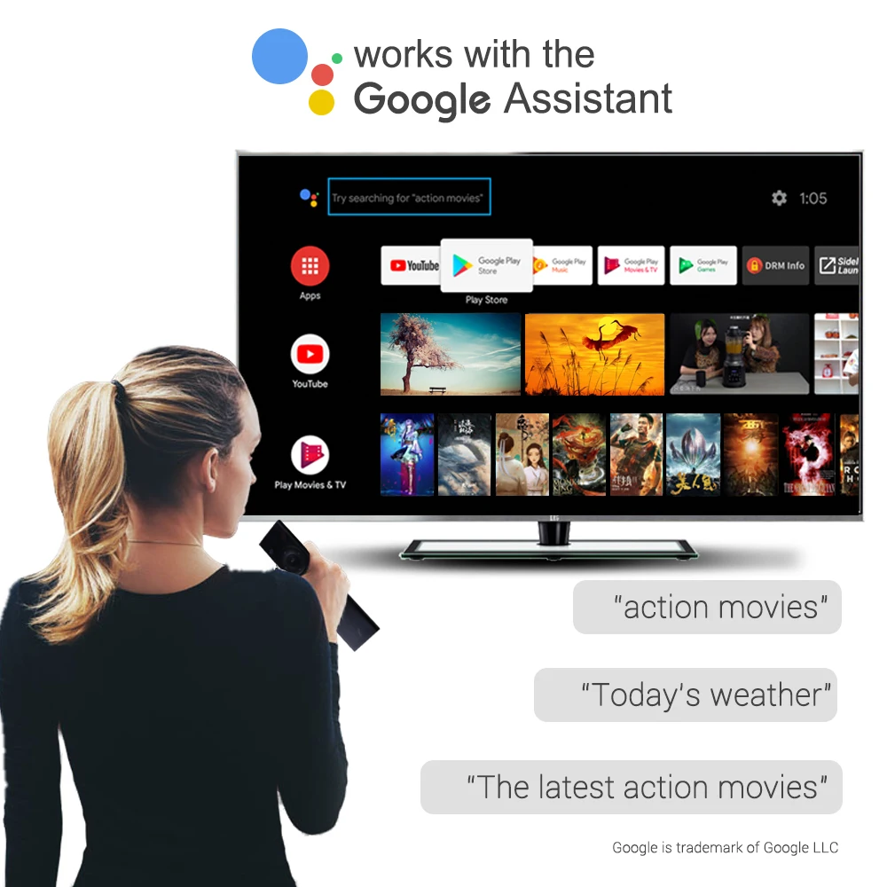 MECOOL 4G/128G KM3 Android 9,0 Smart tv Box DDR4 4K HDR Google Home Play Cast Ultra HD tv Box USB 3,0 медиаплеер Голосовое управление