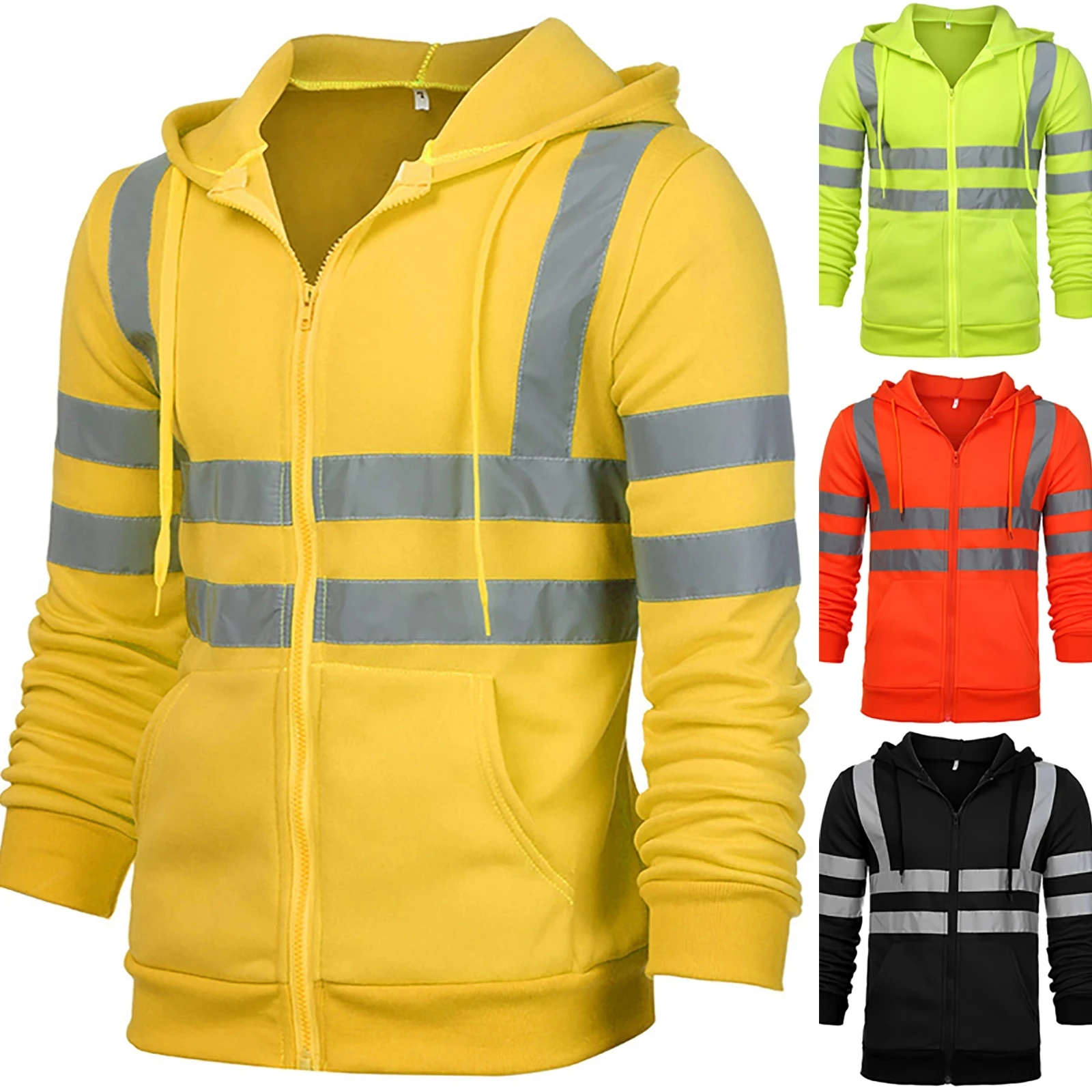 Safety Reflective Sweatshirt Hoodie