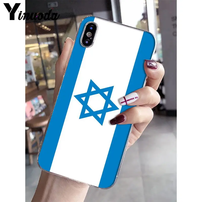Yinuoda Флаг Израиля кантри баннеры, мягкий чехол для телефона из ТПУ для Apple iPhone 8 7 6 6S Plus X XS max 5 5S SE XR - Цвет: 5