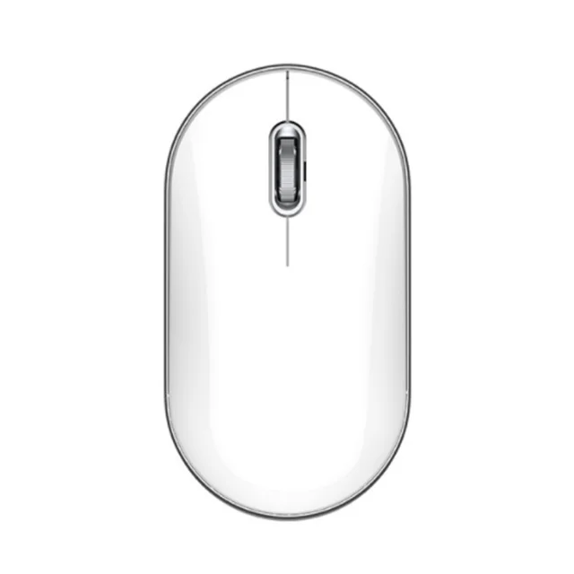 white no battery Xiaomi Youpin Miiiw Air mouse Bluetooth Двухрежимная портативная мышь bluetooth-соединение ультра-тонкая стильная и легкая мышь - Цвет: white no battery