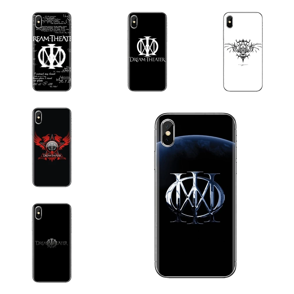 Dream Theater логотип мягкие прозрачные чехлы для samsung Galaxy S3 S4 S5 мини S6 S7 край S8 S9 S10 Plus Note