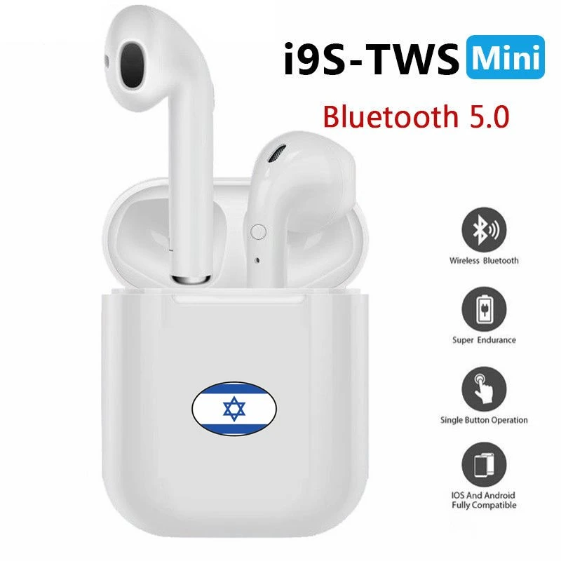 Auriculares inalámbricos i9s tws, Auriculares Bluetooth, auriculares con  sonido estéreo, divertida personalidad con código de país de  Israel|Auriculares y audífonos| - AliExpress