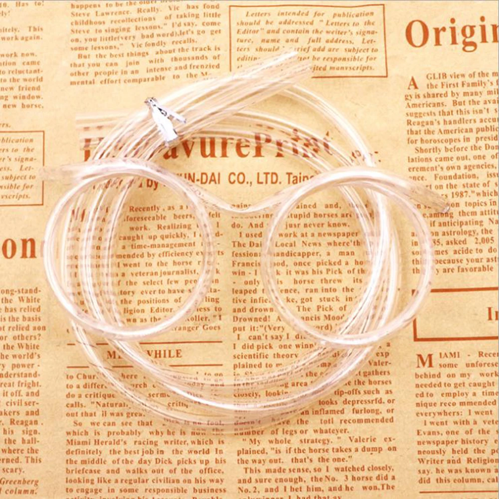 Round transparent Забавные мягкие очки, соломенная Уникальная гибкая трубка для питья, Детские аксессуары для вечеринок, Crazy DIY соломинки для вечеринок на день рождения - Цвет: Round transparent