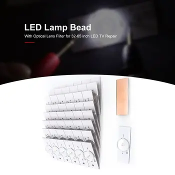 

50PCS 3V SMD Lamp Beads with Optical Lens Fliter for 32-65 inch LED TV Repair Work with a Constant Current LED Driver Sale