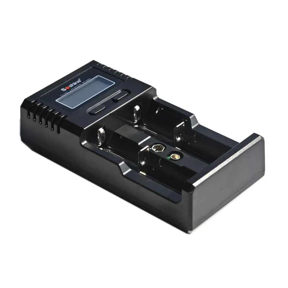 Soshine SC-H2 Li-ion NiMH LiFePO4 1.2v 3.7v 18650 AA Battery USB Charger+12v Car Soshine SC-H2 Li-ion NiMH LiFePO4 1.2v 3.7v 18650 AA Battery USB Charger+12v Car