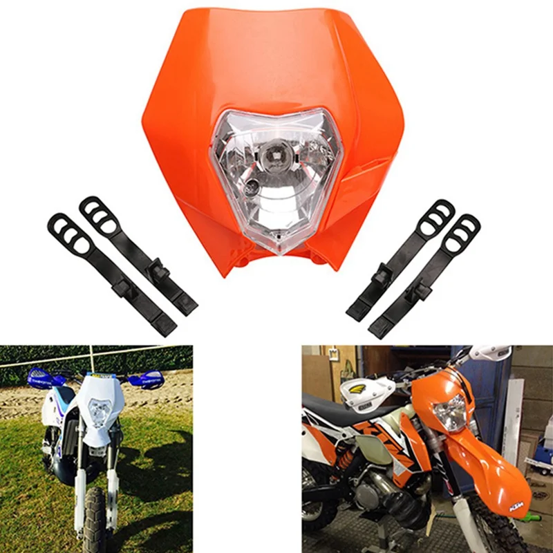 Мотоцикл Байк мотокросс Фары Универсальный фара обтекатель для KTM