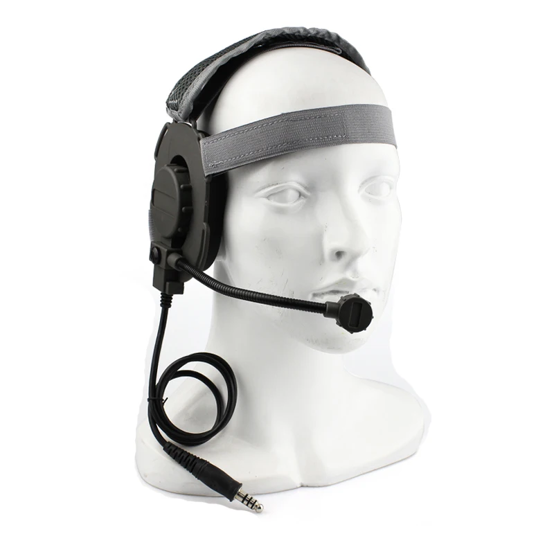 Tactical Bowman Elite II Headset Earpiece, U94 Headphone for Kenwood TYT Baofeng, UV-5R, UV-6R, BF-999S, BF-888S, Walkie Talkie