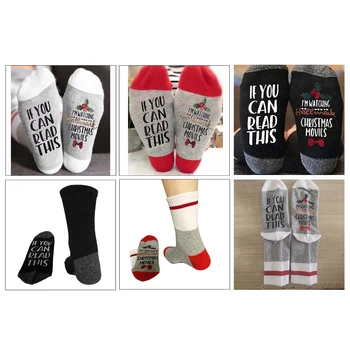 

Mens Womens Fashion Cotton Novelty Letter Printed Ankle Socks