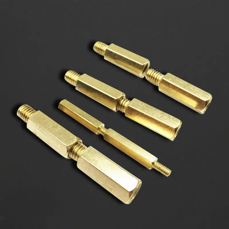 Распорка печатной платы Шестигранные Винты M3 мужские и женские латунные гайки