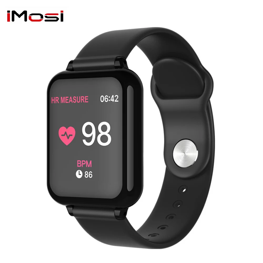 

Imosi B57 Smart Watch Bracelet IP67 Waterproof Heart Rate Monitor Blood Pressure Fitness Tracker Women Men Sport Wearable Watch