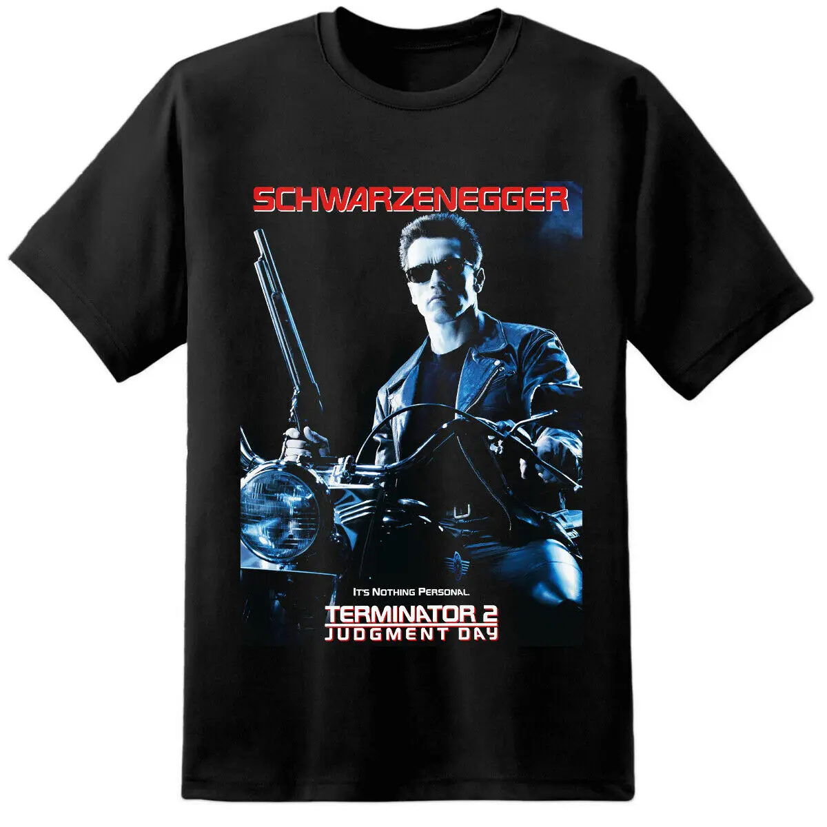 

Mens Terminator 2 Judgement Day Movie Poster T Shirt Skynet Cyberdyne Systems