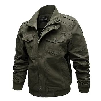 

Plus Size Military Jacket Men Bomber Winter Cotton Jacket Coat Army Men's Pilot Jackets Air Force Hunting Jacket