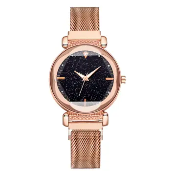 

New Starry Sky Watches Casual Fashion Quartz Watch With Magnetic Strap Business Style Wrist Watch For Girls Relogio Feminino