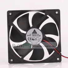 

Radiator CPU Cooler Fan For Server WFB1212M 120X120X25MM DC12V 0.33A Dual Ball Silent Cooling 12cm 75CFM 2 Wire with 4 Pins