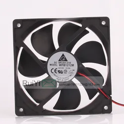 Ventilateur de refroidissement de processeur pour serveur WFB1212M, 12v dc 0,33 a, double boule, 12cm, 75CFM, 2 fils avec 4 broches 