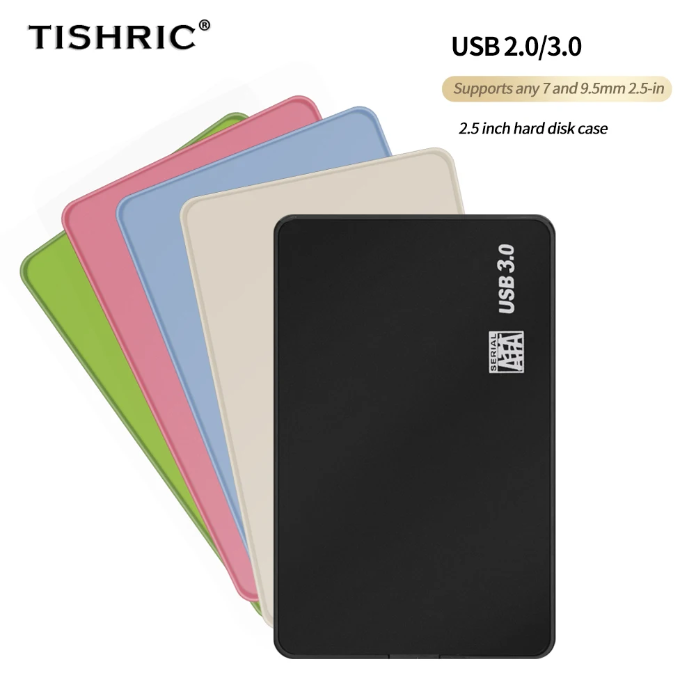 TISHRIC 2.5 Inch Hdd Case Usb 3.0 Support 8 TB External Hard Drive Case For Hard Drive Box Hdd Enclosure Hard Disk Enclosure laptop hard disk external case