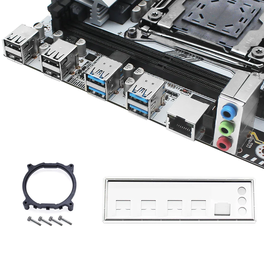 Machinista X99 Placa-mãe Lga 20113 Quatro Canais X99 Chip Suporte Intel Xeon e5 v3 & v4 Cpu Ddr4 Ram Sata Nvme M.2 Slot X99-k9 Placas-mães - Imagem 5