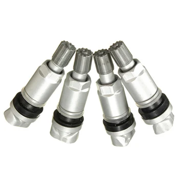 

4pcs Tyre Pressure Sensor Monitor Car Metal Light Weight Accessory Replacement Kit for Jeep