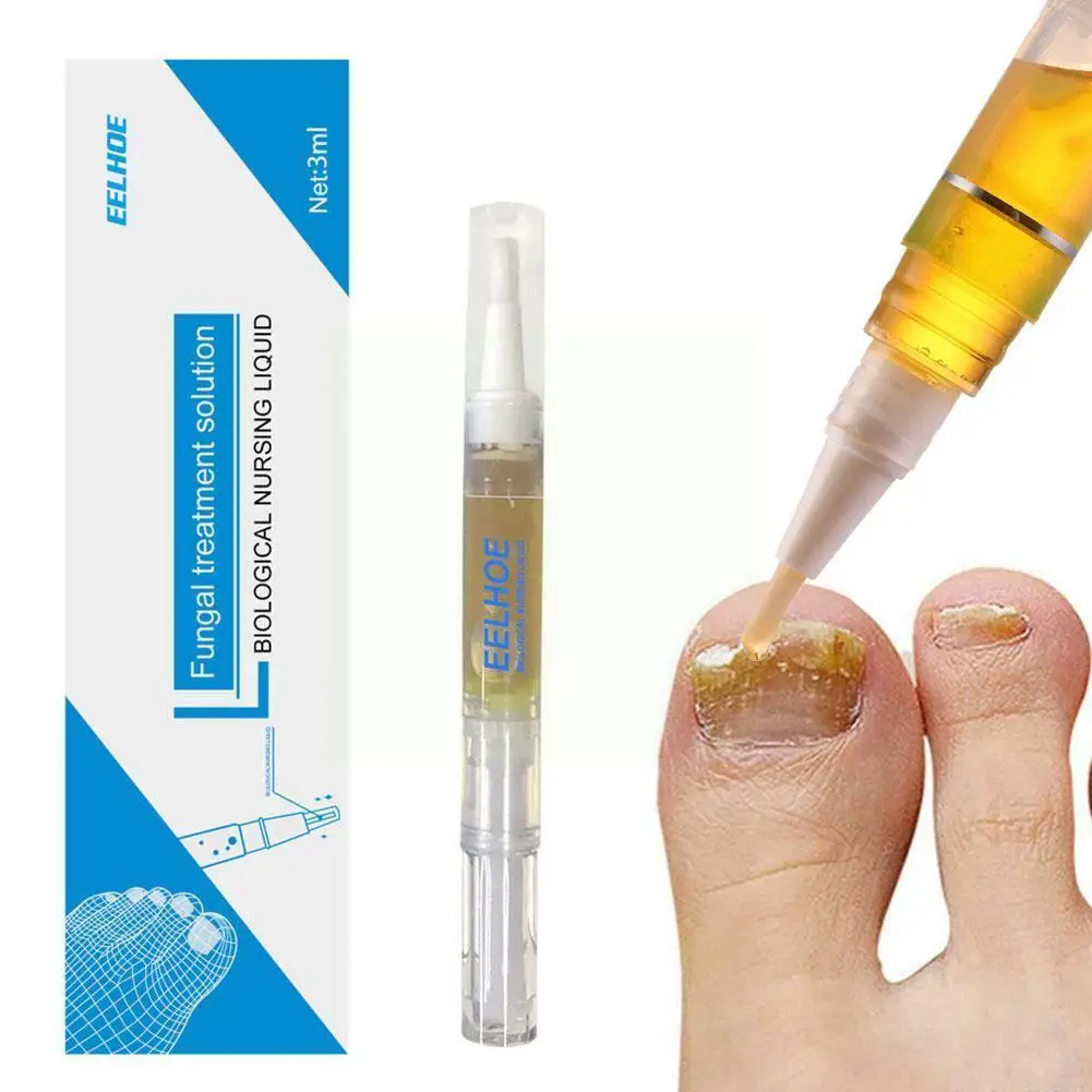 3ml Nail Fungal Treatment Feet Care Essence Solution Anti Infection Serum Repair Paronychia T7X6 | Красота и здоровье