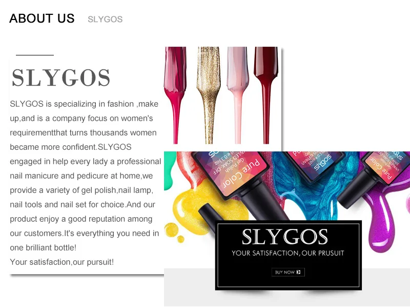 SLYGOS Платиновые Блестки УФ-гель для ногтей 2 шт./компл. Цвет серии светодиодный Гель-лак для ногтей, Лаки! полупостоянная светодиодный лак для ногтей с блестками