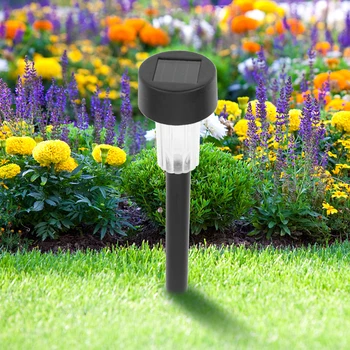 

10pcs Waterproof LED Solar Lawn Lamp Outdoor Garden Pathway Bollard Light Stick Solar Bollard Light Led Solar Stick Lights