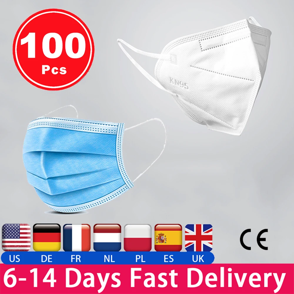 

N95 mask Respirator FFP3 mask ffp2 Face Mask kf94 3/5 layer Breathable gas Dust 3m masks kn95 Mask dust protection Disposable