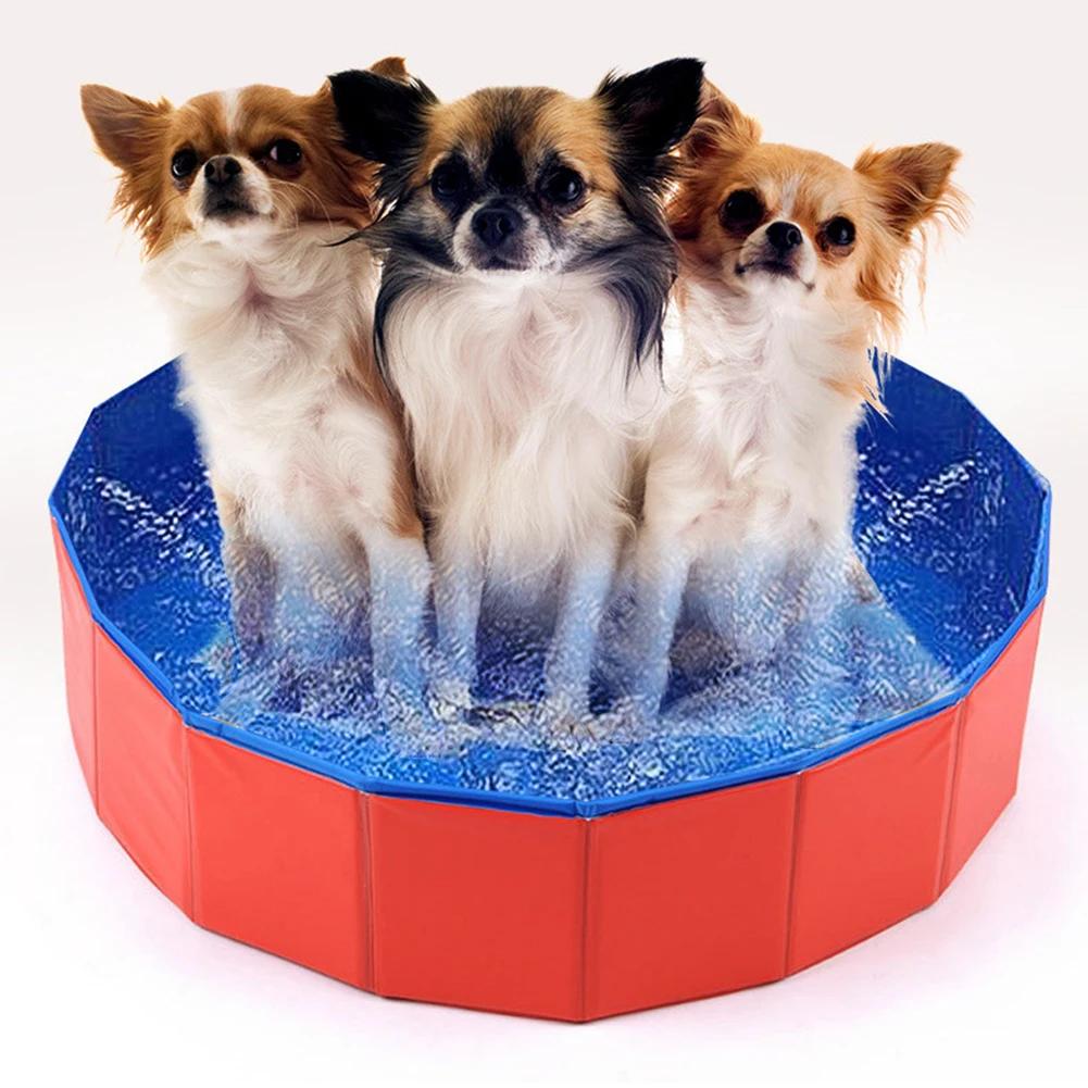 

Dog Bath Inflatable Foldable Dog Swimming Pool Pvc Pet Bath Swimming Bath Tub Pets Summer Bathing Pools For Dogs Cats